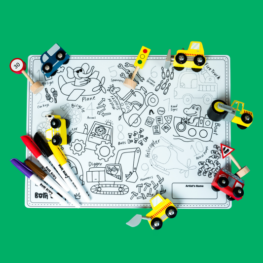 Things that GO Reusable Silicone Drawing Mat Set